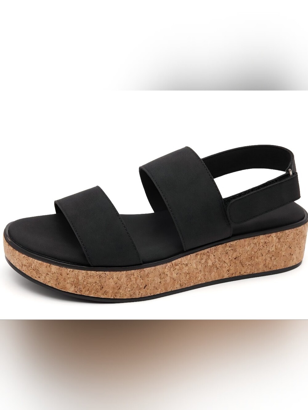 Platform Wedge Sandals NWT Size 8 Summer Cork Sole